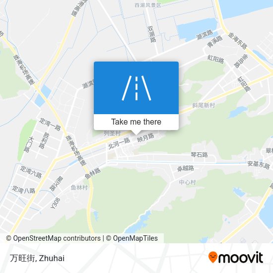 万旺街 map