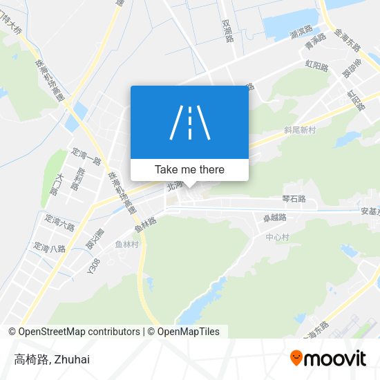 高椅路 map