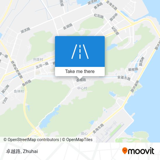 卓越路 map