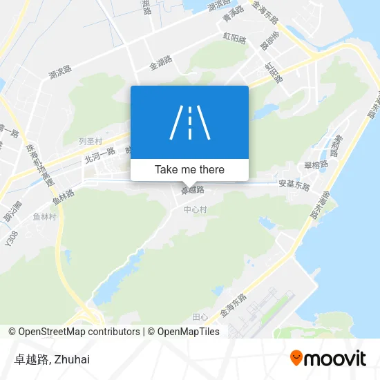 卓越路 map