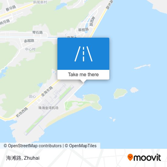 海滩路 map