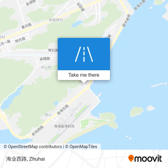 海业西路 map