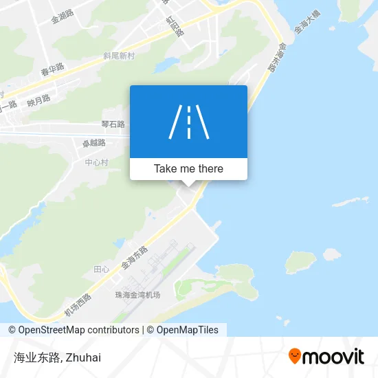海业东路 map