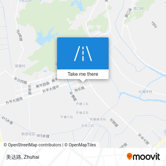美达路 map