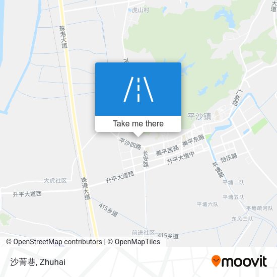 沙菁巷 map