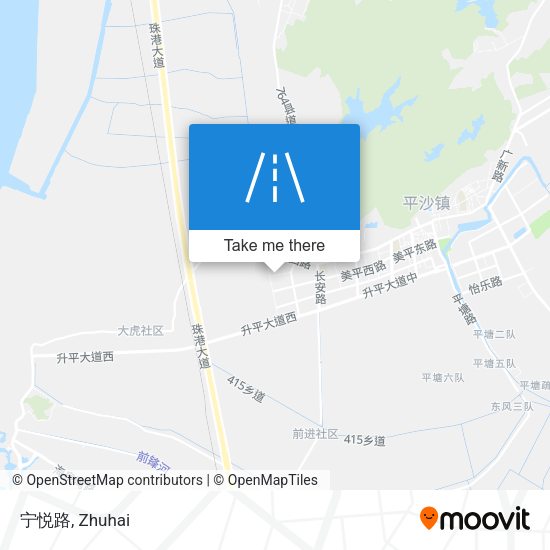 宁悦路 map