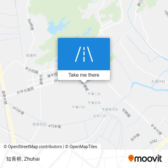 知青桥 map