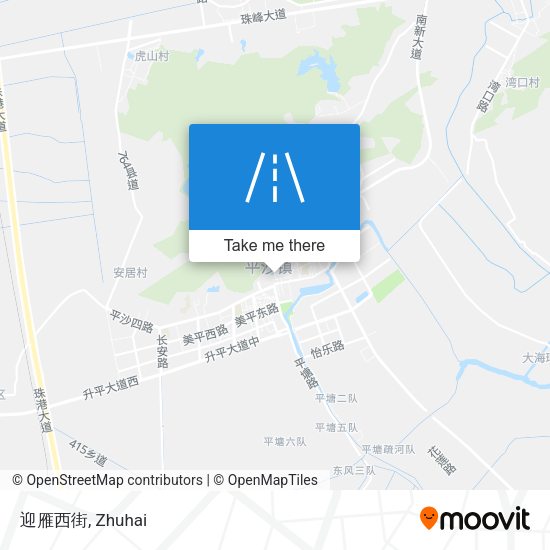 迎雁西街 map