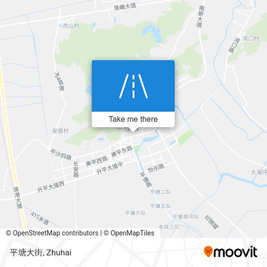 平塘大街 map