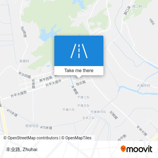 丰业路 map