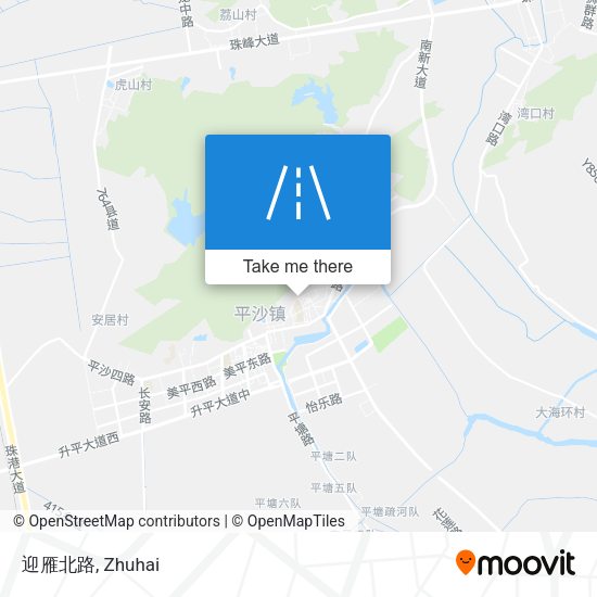 迎雁北路 map