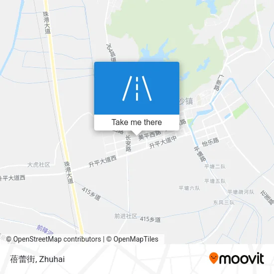 蓓蕾街 map