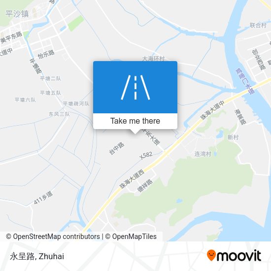 永呈路 map