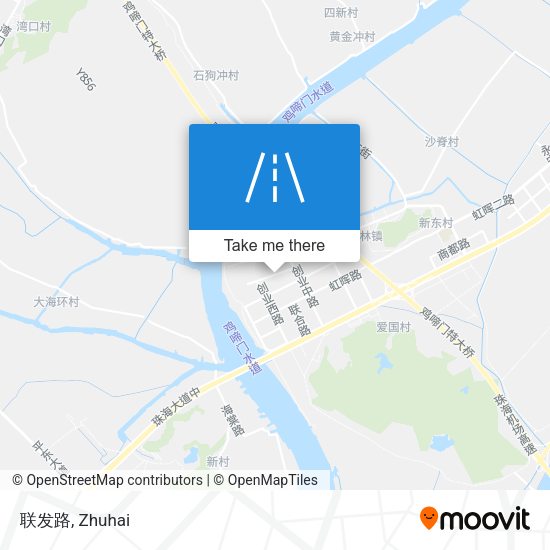 联发路 map