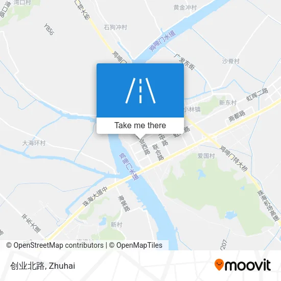 创业北路 map