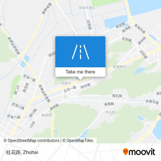 桂花路 map