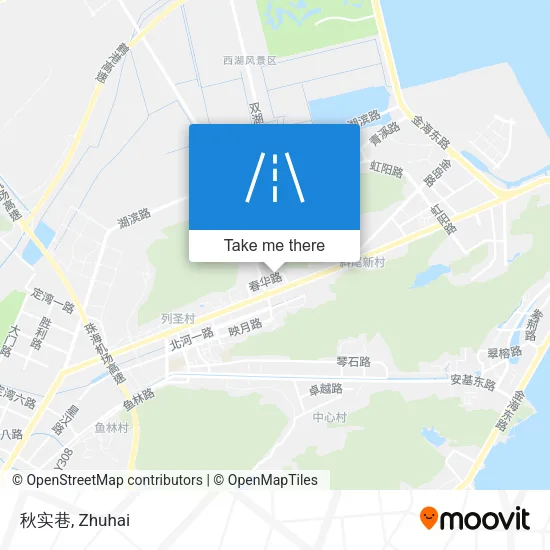 秋实巷 map