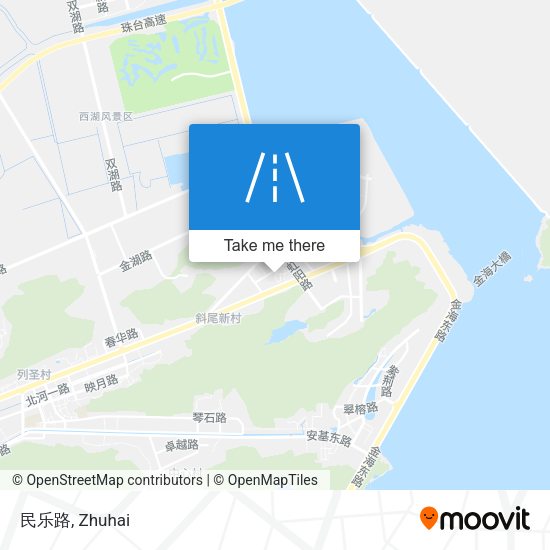 民乐路 map
