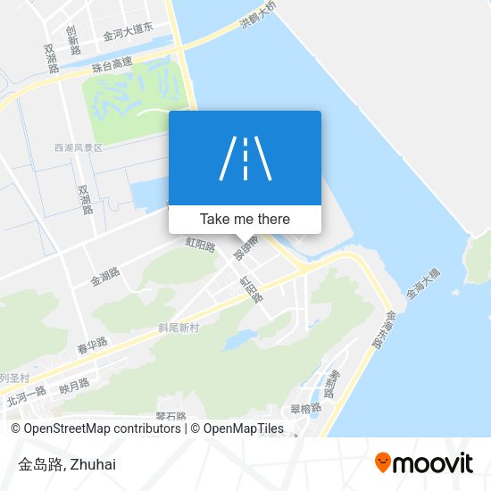 金岛路 map