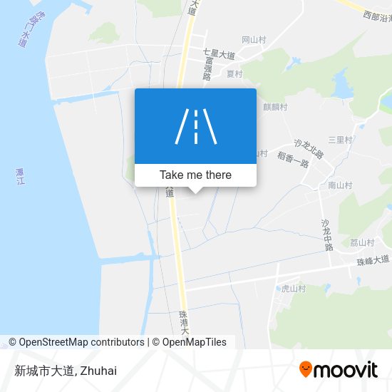 新城市大道 map