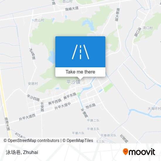 泳场巷 map