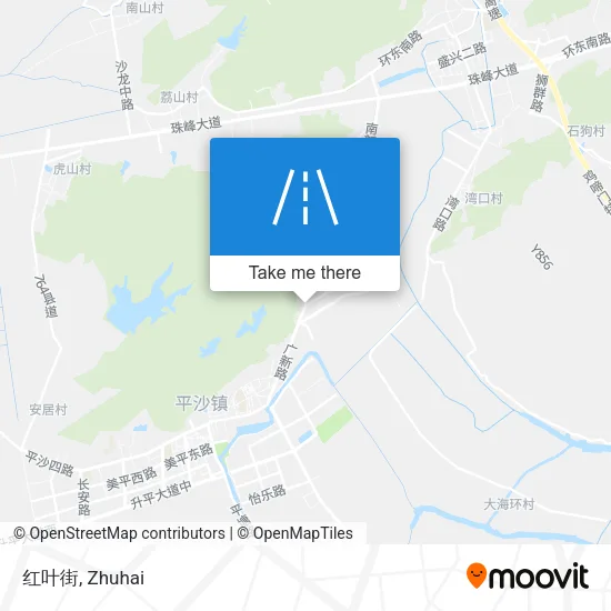 红叶街 map
