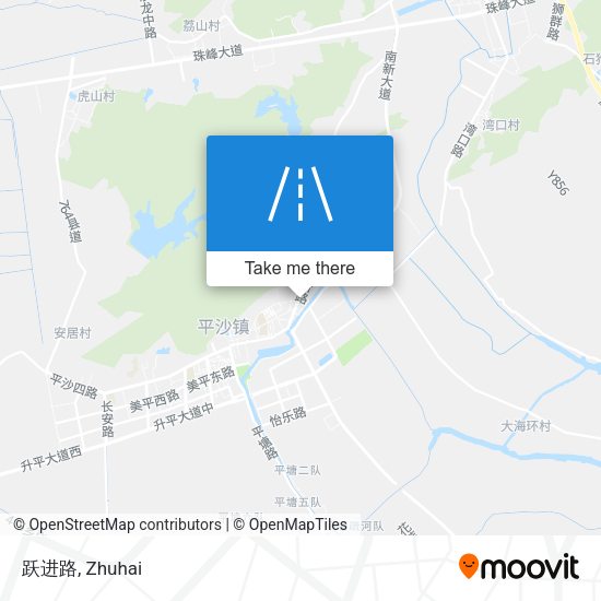 跃进路 map