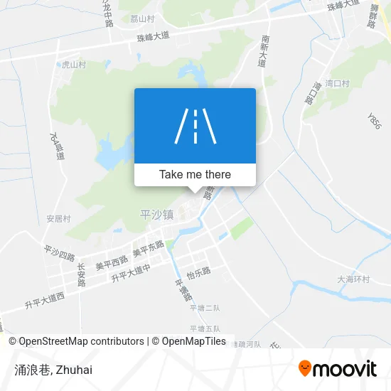 涌浪巷 map