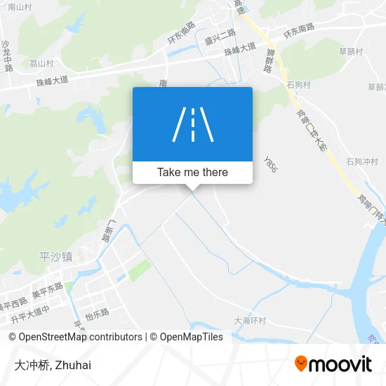 大冲桥 map