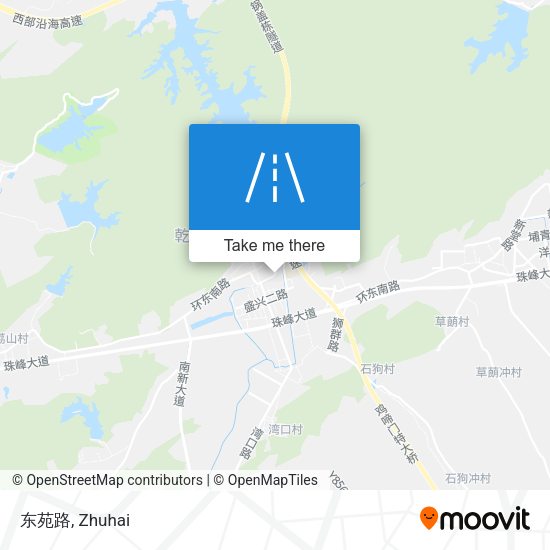 东苑路 map