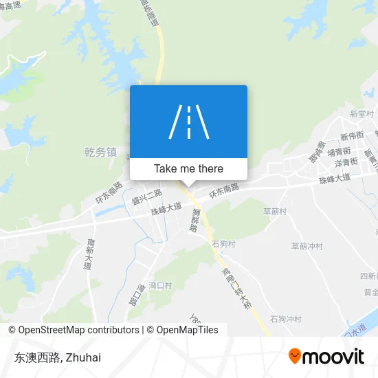 东澳西路 map