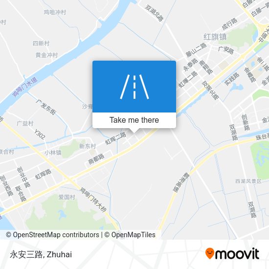 永安三路 map