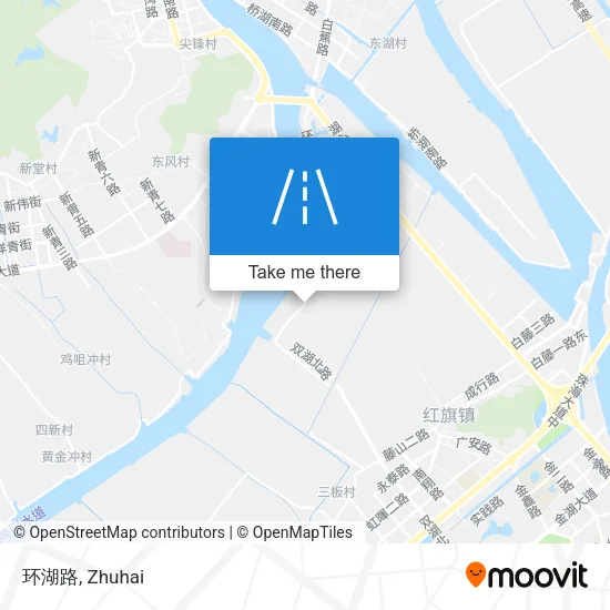 环湖路 map