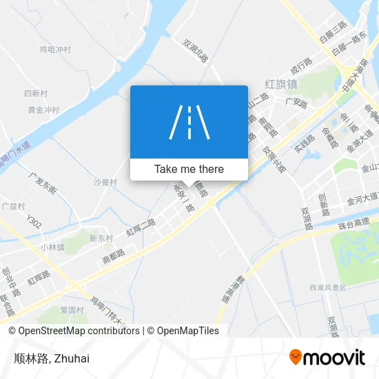 顺林路 map