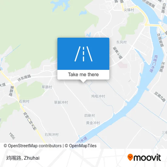 鸡嘴路 map