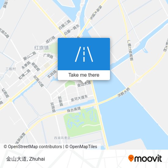 金山大道 map