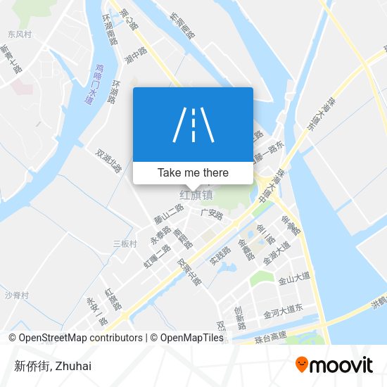 新侨街 map