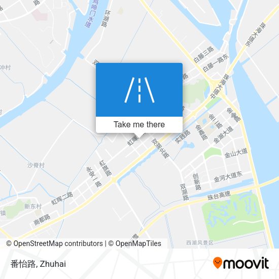 番怡路 map