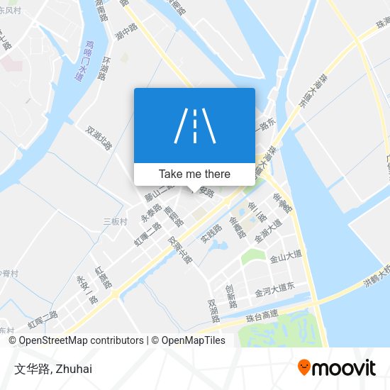 文华路 map
