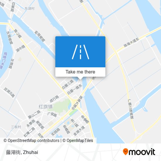 藤湖街 map