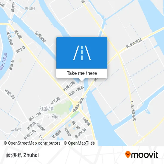 藤湖街 map