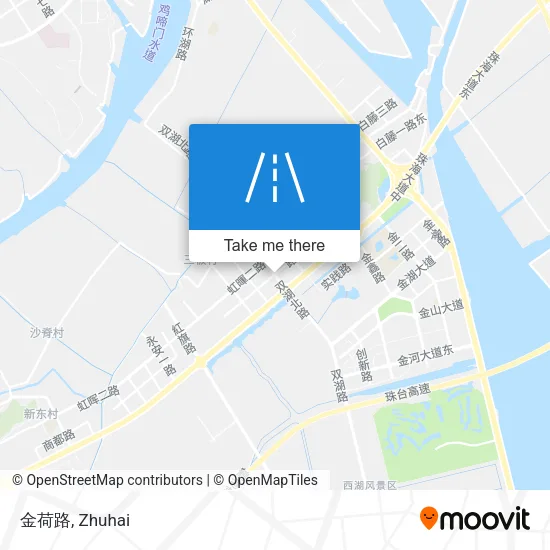 金荷路 map