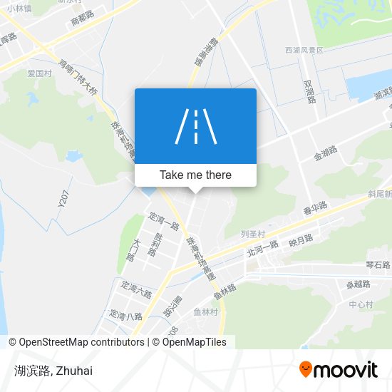 湖滨路 map