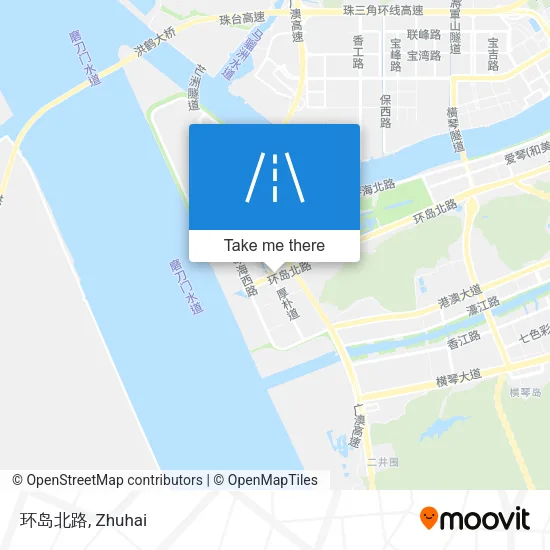 环岛北路 map