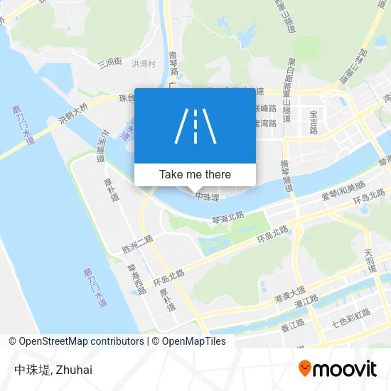 中珠堤 map