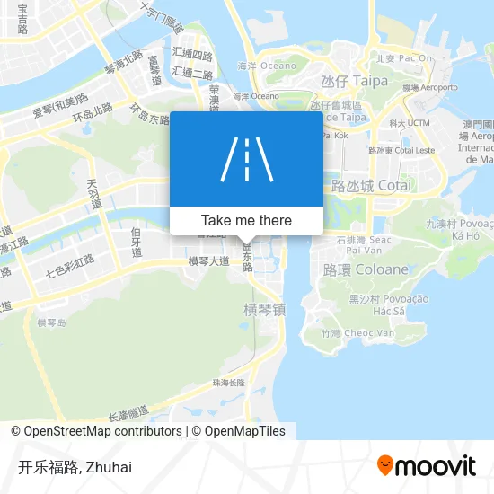 开乐福路 map