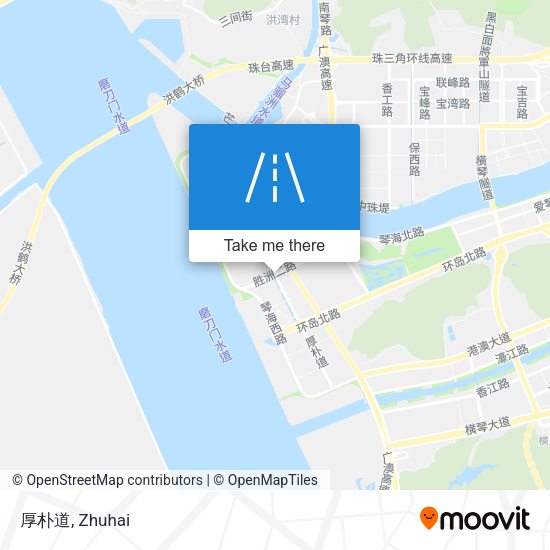 厚朴道 map