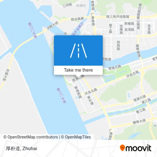 厚朴道 map