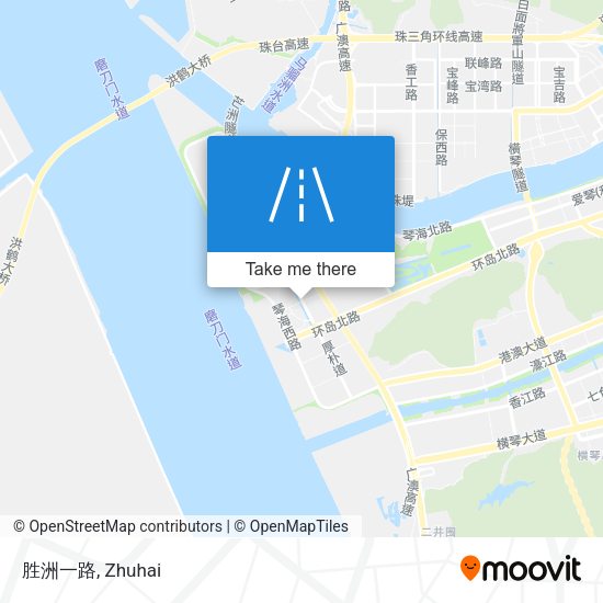 胜洲一路 map