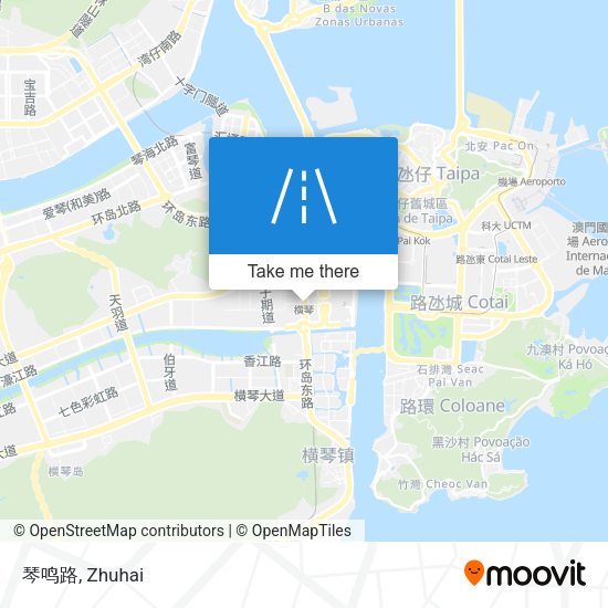 琴鸣路 map